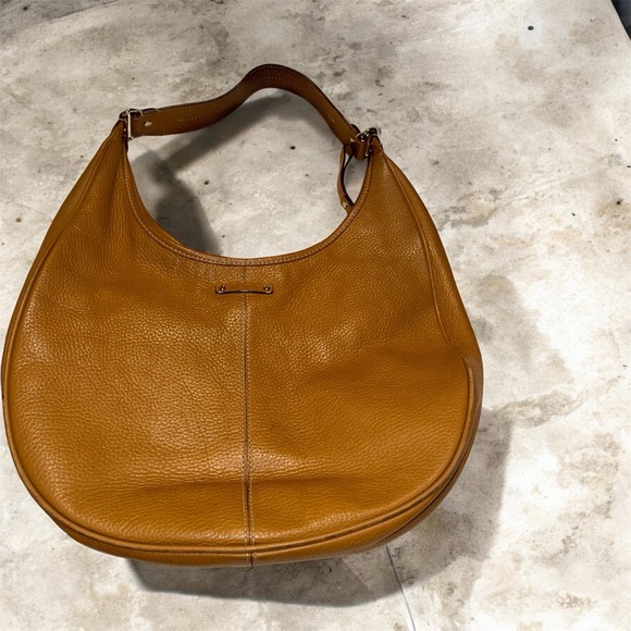 Kate spade vintage Leather Hobo Shoulder Bag in Cognac Brown - Picture 2 of 5